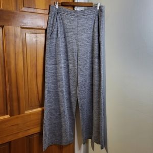 Banana Republic Women's Wide Leg Tweed Look Pull-on Pants